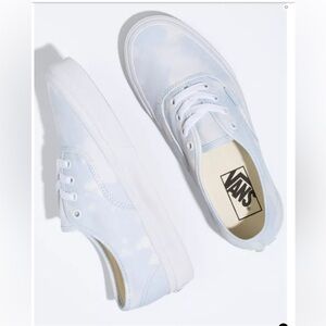 Vans Bleach Wash Ballad Blue Old Skool Lace-up Sneaker Size Woman’s Size 8